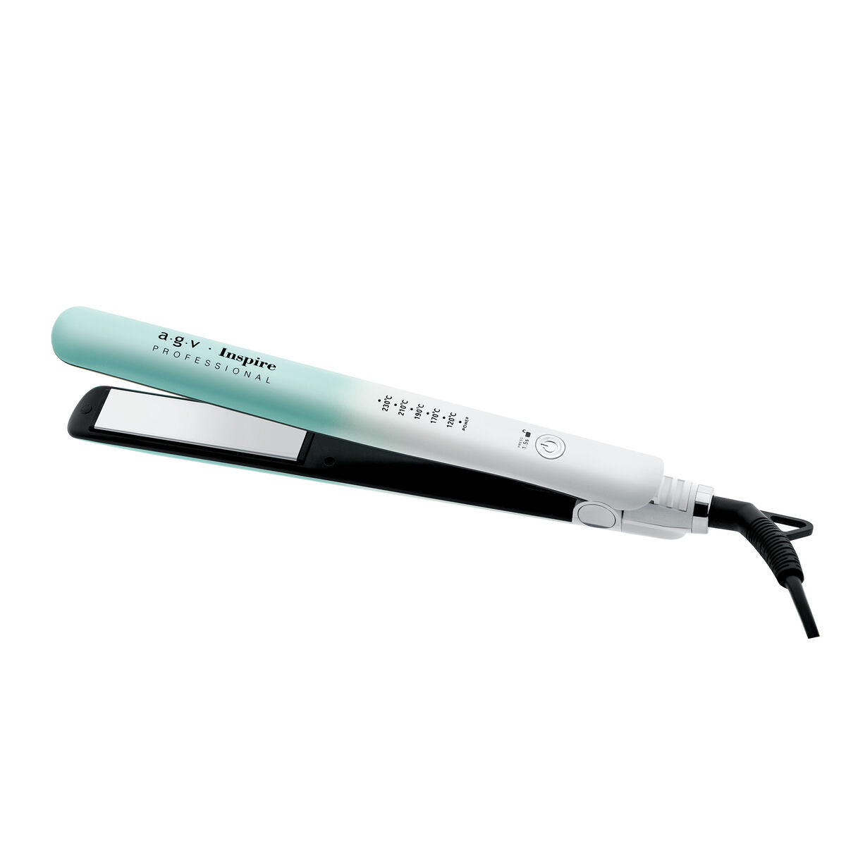 AGV Hair Straightener Inspire Ice Blue Titanium 25mm Blue 55W Professional