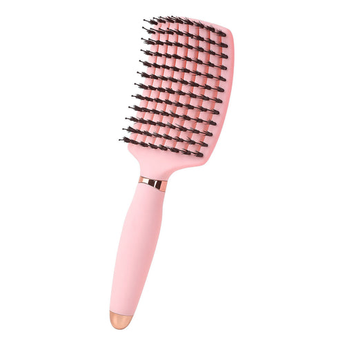 Beautifly Boar Bristle Hair Brush HA-4 Pink Unisex
