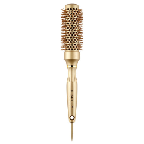 Beautifly Ceramic Hair Brush HA-12 Gold Ø32mm Unisex Anti-Frizz