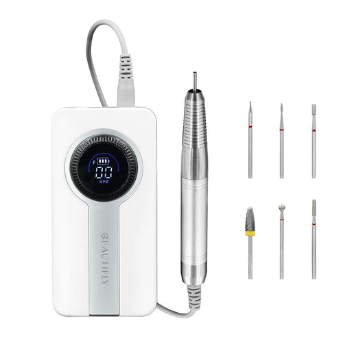 Beautifly Electric Nail Drill SpinProfessional Nails white manicure pedicure