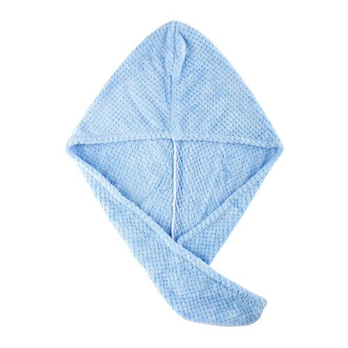 Beautifly Hair Towel Turban Blue HA-18 Quick Dry Textile
