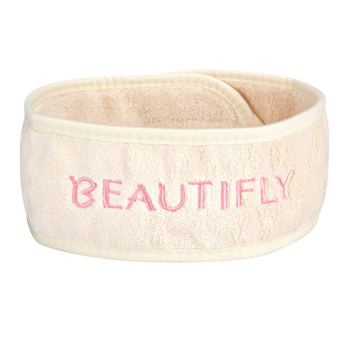Beautifly Hair Treatment Turban Beige, Hair Care Band