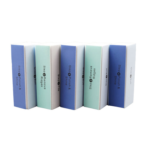 Beautifly Nail Polisher Set 5pcs Blue Mint Buffer Block Manicure