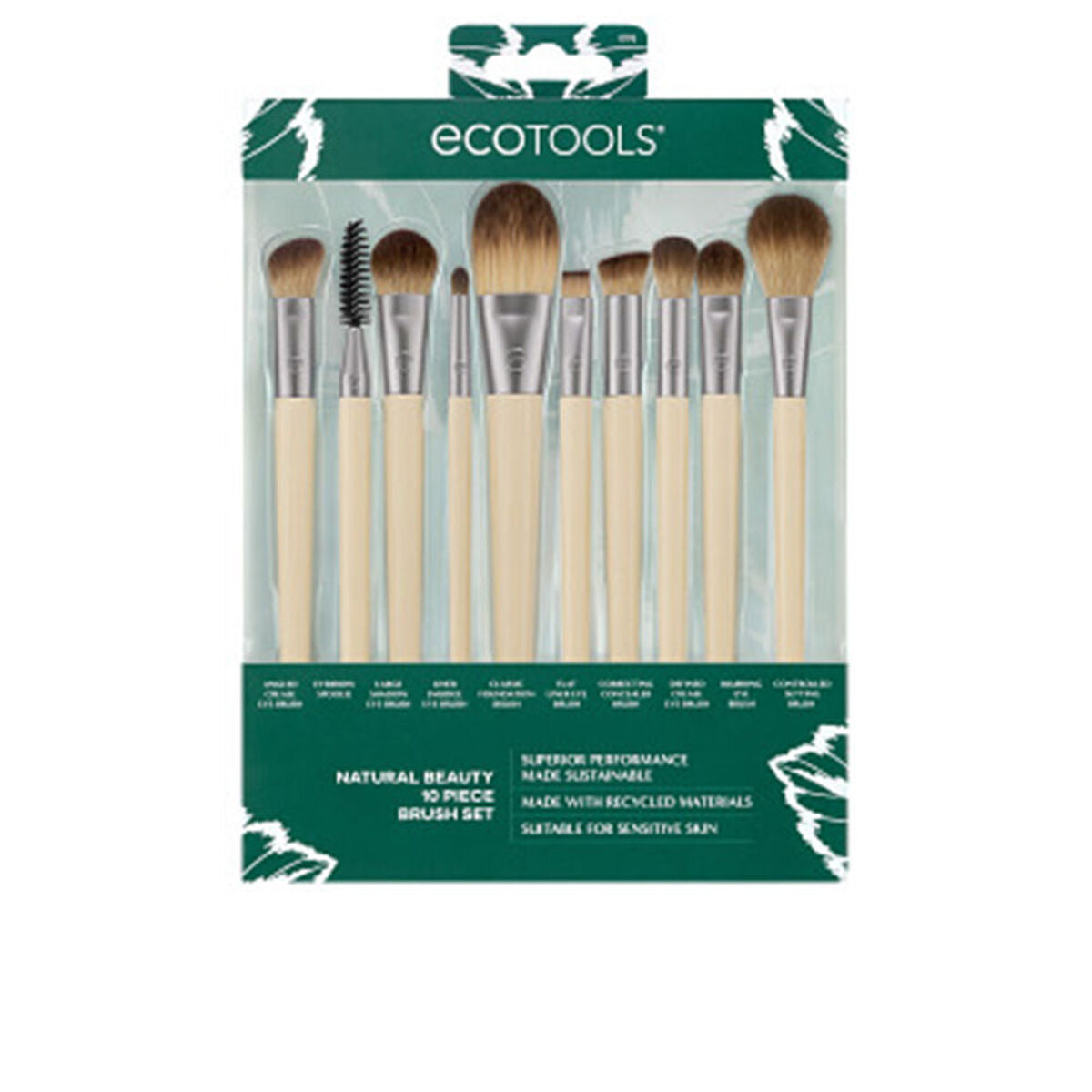 Set of Make-up Brushes Ecotools MAKEUP BRUSHES ECOTOOLS (10 Units)