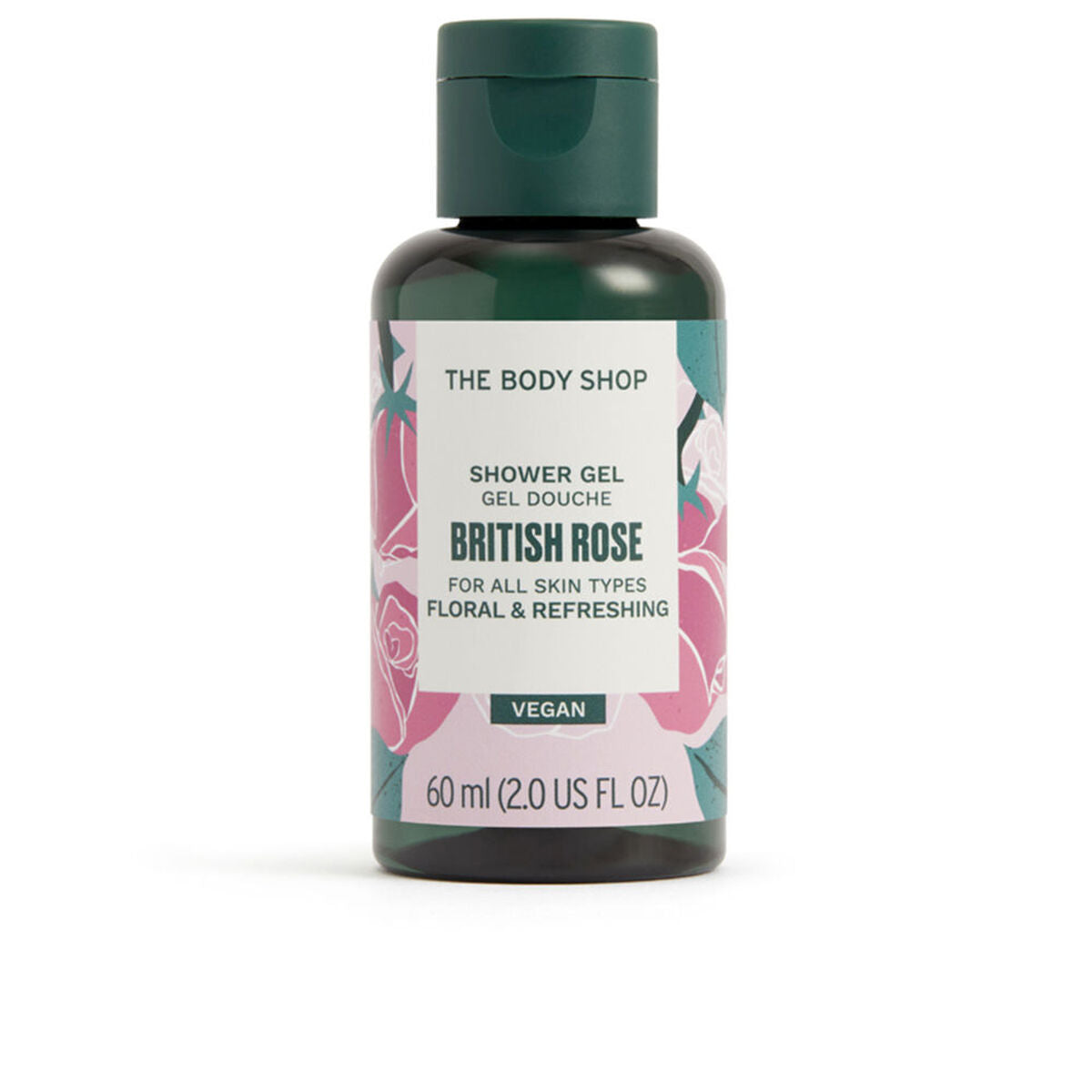 Shower Gel The Body Shop BRITISH ROSE 60 ml