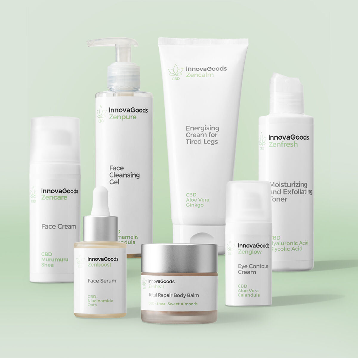 Face and Body Routine Pack CBD InnovaGoods
