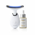 Firming Facial Massager Pack with LED, EMS and Heat and Rice Joyboost Facial Serum 30 ml InnovaGoods